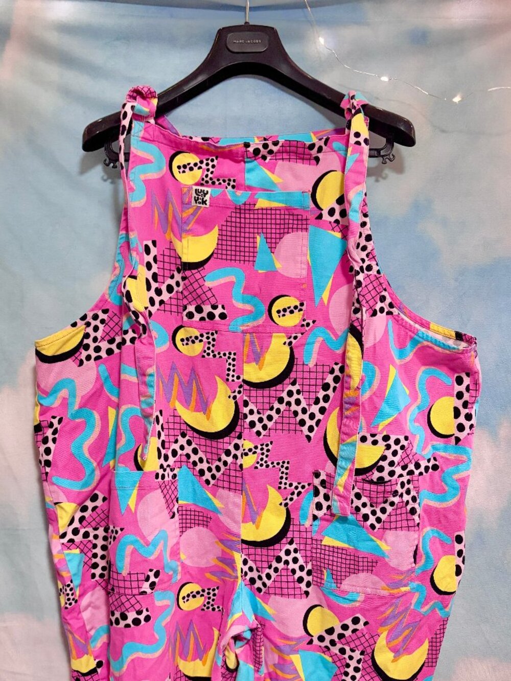Lucy & Yak RARE Limited Edition Bayside Dungarees UK 24R, US 20R (roughly 2XL) - Picture 2 of 5